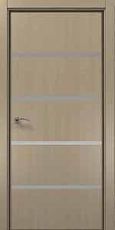 Межкомнатная дверь МДФ глухая с молдингом Гл744 