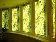 Тканевые роллеты или рулонные шторы (рулонки)