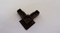 Угол соединительный Anvis (внутренний шнур), белый/коричневый