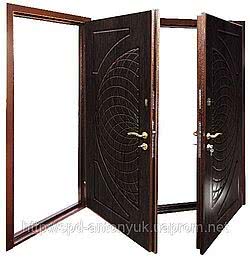 Металлические двери с МДФ облицовкой