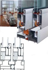 Теплые алюминиевые раздвижные системы.