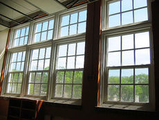 Американские подъемные окна из евробруса.