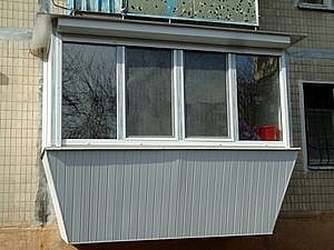 Балкон с выносом