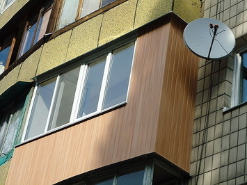 Наружная обшивка балкона