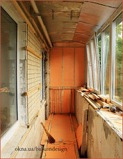 Утепление балкона на Оболони