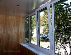 Скління балкона на Дарниці