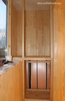 Установка балконного шкафа Установка балконного шкафа