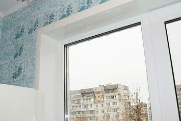 Пластиковые откосы в районе Святошино