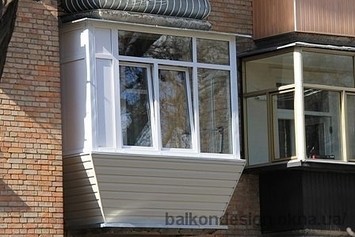 Вынос балкона на Дарнице