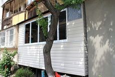 Вынос балкона по основанию