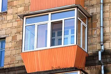 Остекление балкона на Лесном
