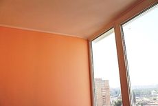 Отделка лоджии гипсокартоном Киев