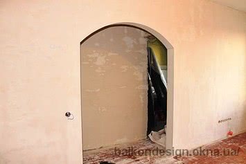 Расширение межкомнатных арок