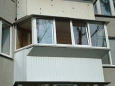 Вынос балкона по подоконнику на Позняках