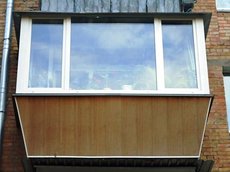 Остекление балкона на Радужном