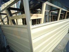 Обшивка балкона сайдингом на Воскресенке