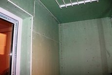 Отделка балконов и лоджий гипсокартоном