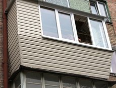 Внешняя отделка балкона сайдингом цена