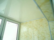 Внутренняя отделка балкона пластиковой вагонкой
