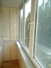 Отделка балкона внутри пластиком