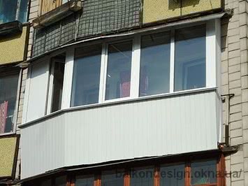 Отделка балкона пластиком снаружи