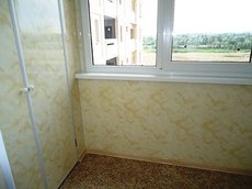 Отделка лоджии пластиком внутри