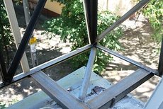 Расширение балкона по плите