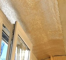 Укладка гидробарьера на балконе