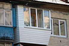 Ремонт балкона на последнем этаже