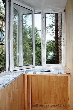 Ремонт балкона на Теремках