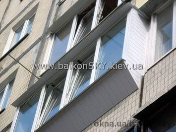 Застеклить лоджию Киев, застеклить балкон Киев цена