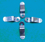 Крепление к москитной сетке (оцинкованка) на 1 отверстие на 3-камерный и 5-камерный профиль