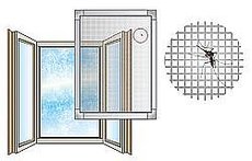 Москитные сетки наружные коричневые