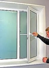 Окно металлопластиковое из 2-х частей