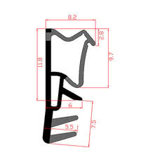 Уплотнитель TRELLEBORG профиль K5286