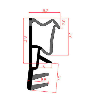 Уплотнитель TRELLEBORG профиль K5286