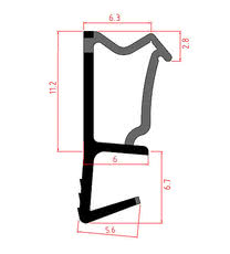 Уплотнитель TRELLEBORG профиль K5586