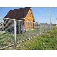 Забор из сетки рабицы в Одессе