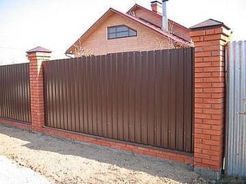 Заборы с профнастила недорого в Одессе