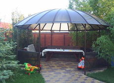 Беседки из поликарбоната в одессе