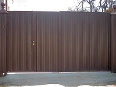 Ворота откатные из профлиста