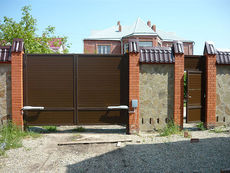 Ворота распашные автоматические всех видов.