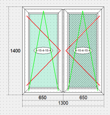 Окна из ПВХ VEKA Euroline 64