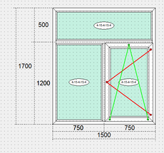 Окна с микровентиляцией VEKA Euroline 64.