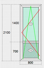 Пластиковые двери с микровентиляцией VEKA SoftLine AD70.