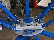 Kарусельные печатные стани для шелкографии.