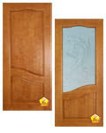 Міжкімнатні филенчатая двері з масиву сосни