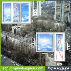 Экономичное остекление однокомнатной квартиры Rehau euro 60