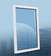 Алюминиевое окно глухое 1000х1000