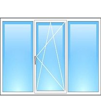 Вікно біле шир.- 1500, вис.- 1500